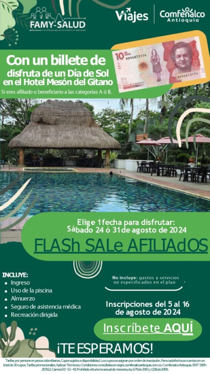 Imagen de la publicación: Disfruta un día de sol en el hotel Mesón del Gitano