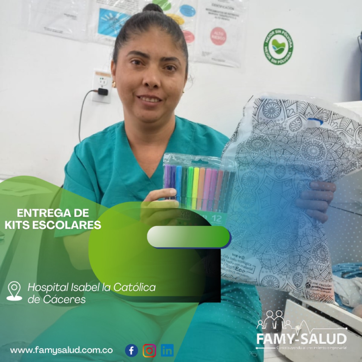 Imagen de la publicación: Famy-Salud hace entrega de los kits escolares para los hijos de los asociados